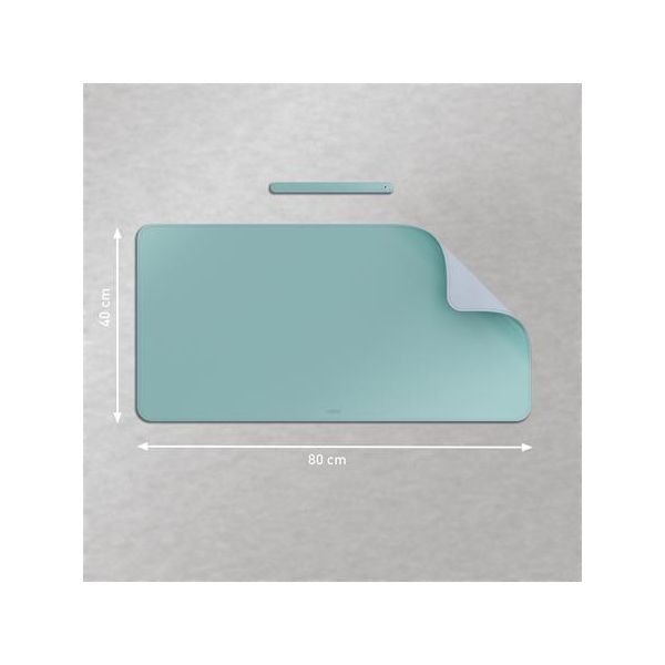 Podložka na stôl,  70x36 cm, LEITZ, mätová