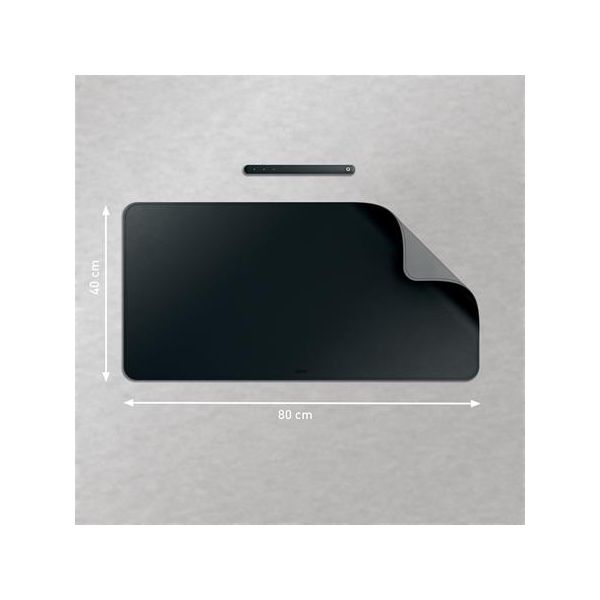 Podložka na stôl,  70x36 cm, LEITZ, čierna