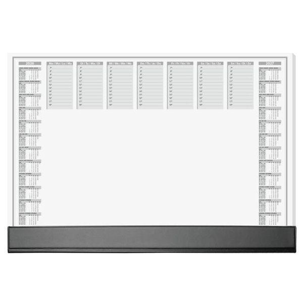 Podložka na stôl, 595x410 mm, dvojročné a týždenné kalendárium, SIGEL "Office"
