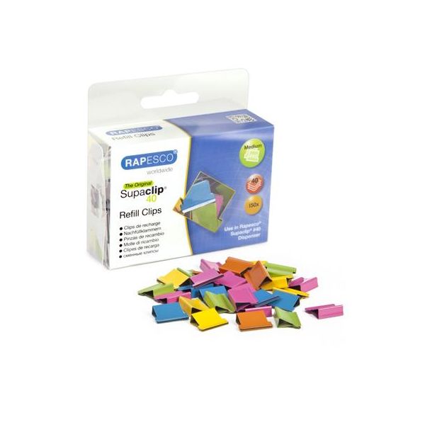 Sponky, RAPESCO, "Supaclip 40", mix farieb