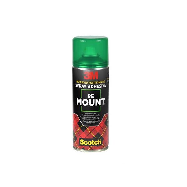 Lepiaci sprej, 400 ml, 3M SCOTCH "ReMount"
