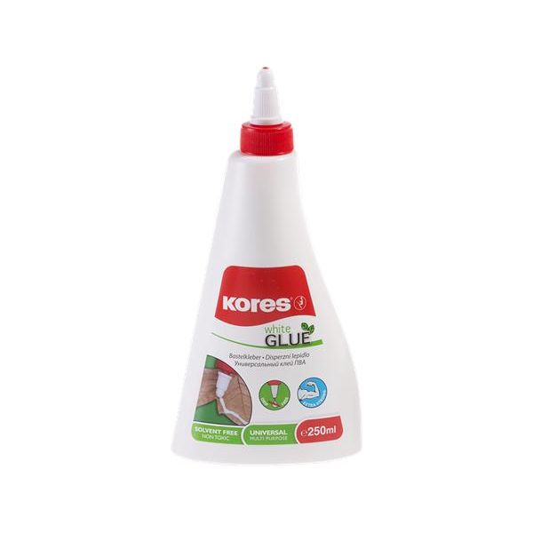 Hobby lepidlo, 250 ml, KORES "White Glue"