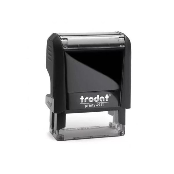Pečiatka, TRODAT "Printy 4911", čierna pečiatka - čierna poduška