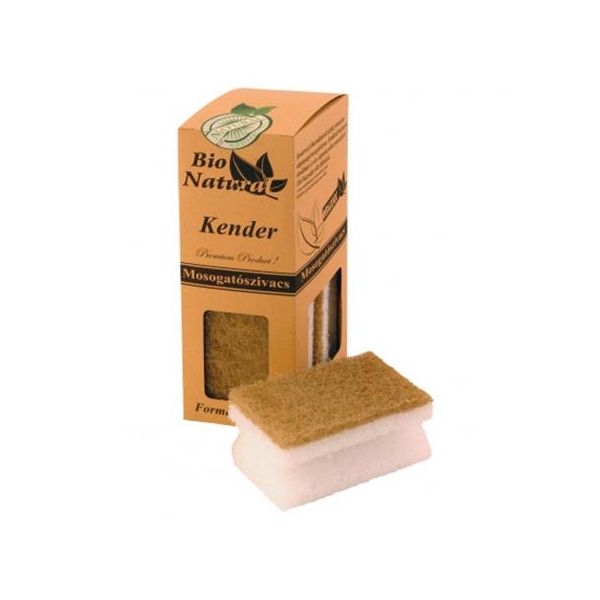 Špongia na riad, 4 ks, BIO NATURAL, konopná