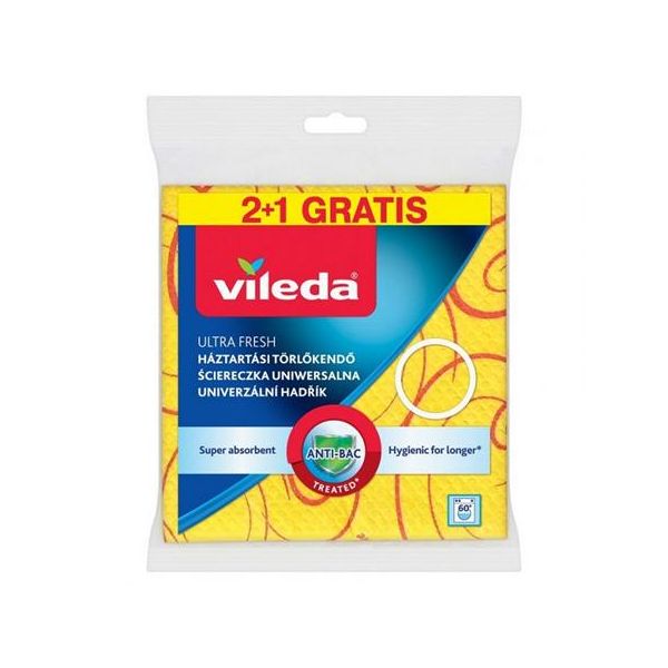 Utierka, 30% mikrovlákno, 2+1 ks, VILEDA