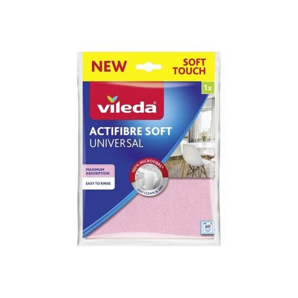 Utierka, s mikrovláknom, VILEDA "Actifibre Soft"