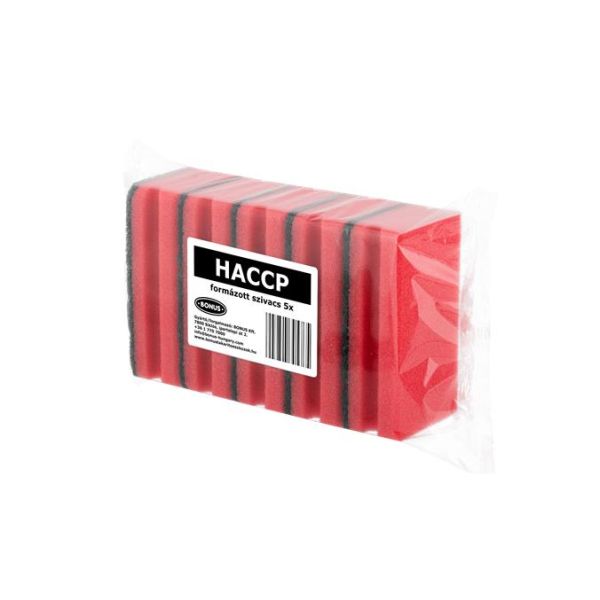 Špongia na riad, extra veľká, 5 ks, BONUS, červená