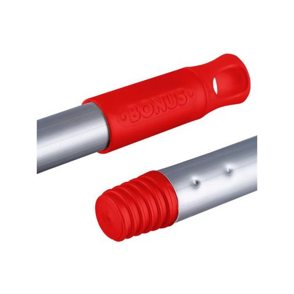 Tyč na mop, rotačný, chrómový, 130 cm, BONUS