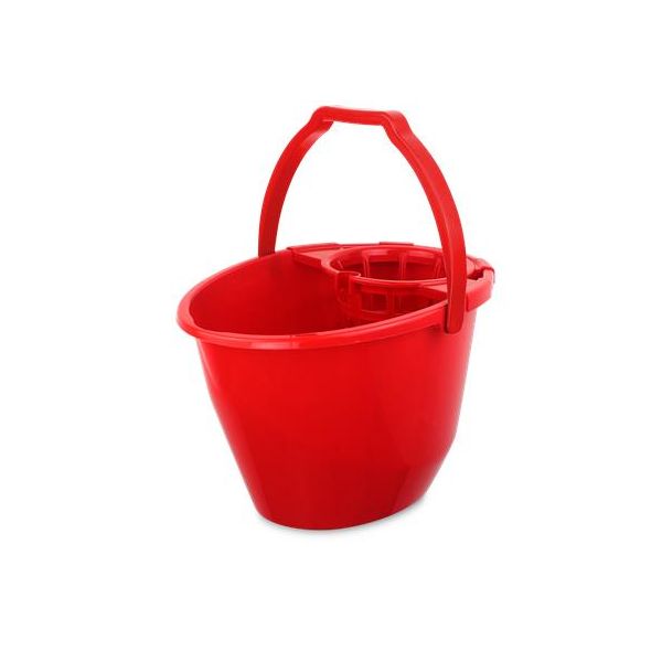Vedro so žmýkacím košom, 11 l, BONUS, červené