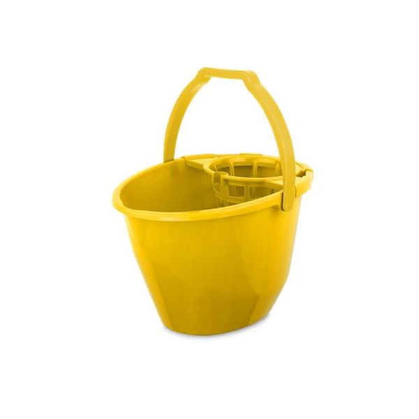 Vedro so žmýkacím košom, 11 l, BONUS, žlté