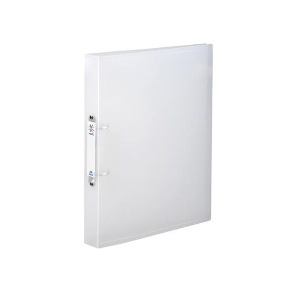 Krúžkový šanón, 2 krúžky, 40 mm, A4, maxi, PP, VIQUEL "Propyglass",  priehľadný