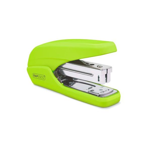 Zošívačka, 24/6, 26/6, 25 listov, uľahčené zošívanie, RAPESCO "X5 Less Effort", zelená