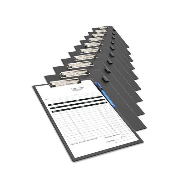 Podložka na písanie, PVC, A4+, RAPESCO, 10 ks, čierna