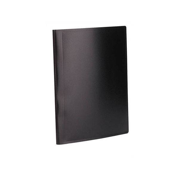 Katalógová kniha, 20 vreciek, A4, VIQUEL "Essentiel", čierna