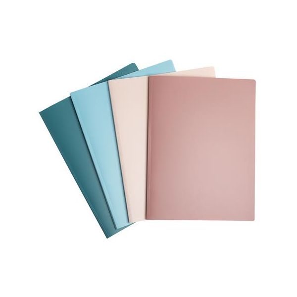 Katalógová kniha, 20 vreciek, A4, EXACOMPTA "Skandi", mix farieb