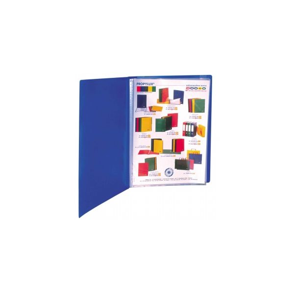 Katalógová kniha, 40 vreciek, A4, VIQUEL "Essentiel", modrá