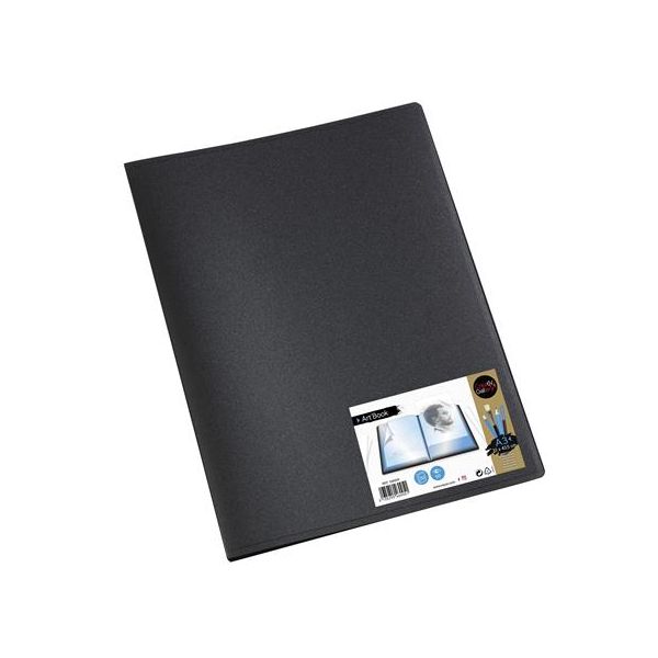 Prezentačná doska, 30 vreciek, A3, VIQUEL "Essentiel", čierna