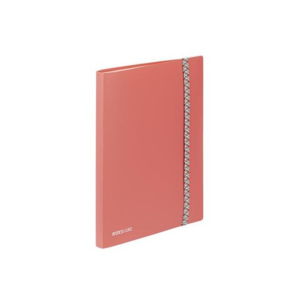 Katalógová kniha, 30 vreciek, A4, VIQUEL "Business Class", koralová