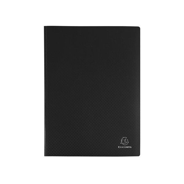 Katalógová kniha, 30 vreciek, A4, EXACOMPTA "Opak", čierna