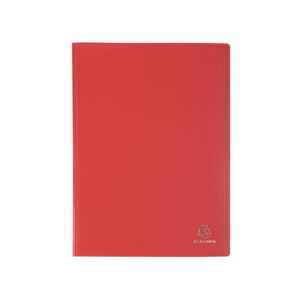 Katalógová kniha, 30 vreciek, A4, EXACOMPTA "Opak", červený