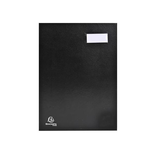 Podpisová kniha, A4, 18 dielová, karton, EXACOMPTA, čierna