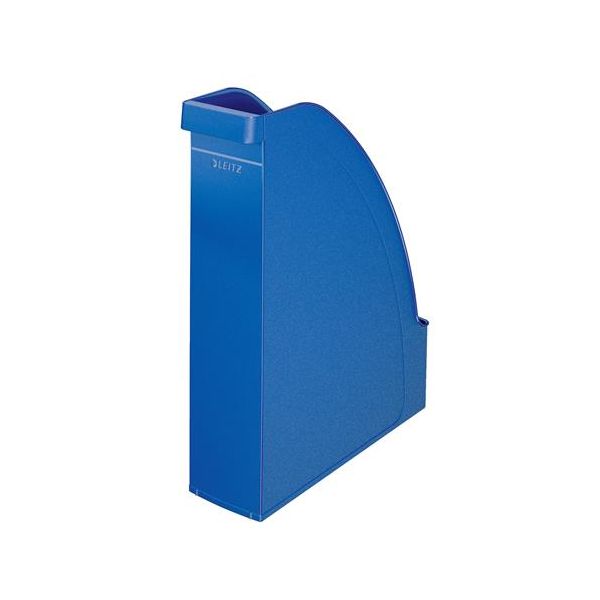 Zakladač, plastový, 70 mm, LEITZ "Plus", modrá