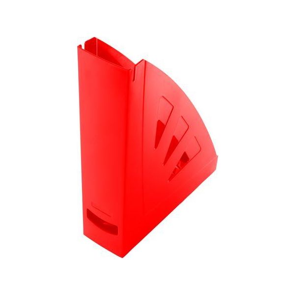 Zakladač, plastový, 75 mm, VICTORIA OFFICE, červená