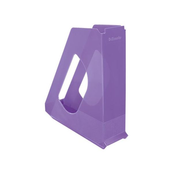 Zakladač, plastový, 68 mm, ESSELTE "Colour`Breeze", levanduľový