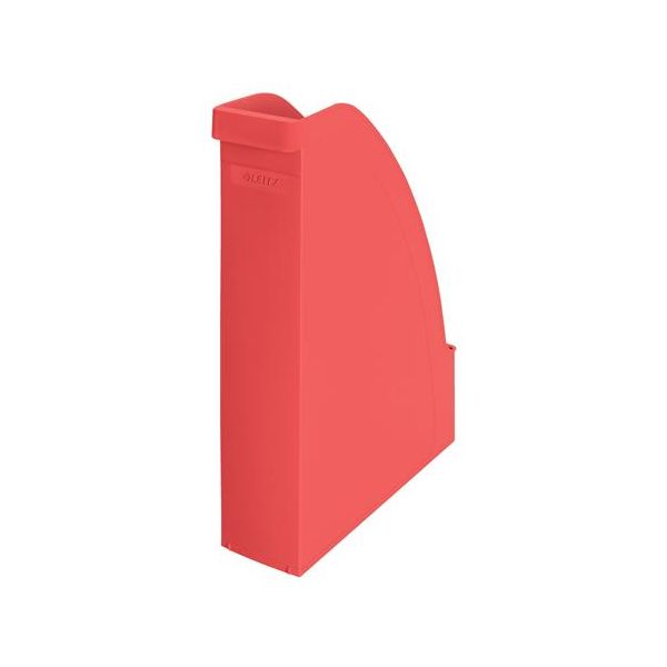 Zakladač, plastový, 78 mm, LEITZ "Recycle", červená