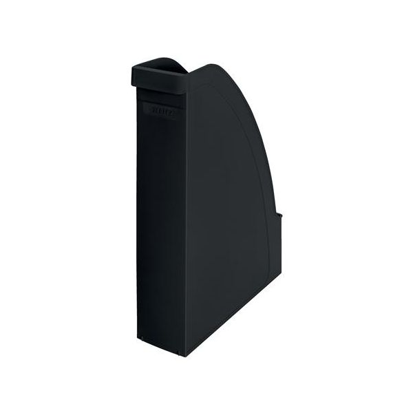 Zakladač, plastový, 78 mm, LEITZ "Recycle", čierna