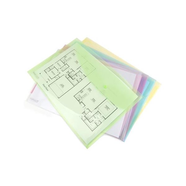 Obal na patent, A3, PP, RAPESCO, mix farieb