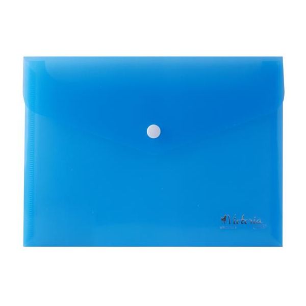 Obal na patent, A5, PP, VICTORIA OFFICE, modrá