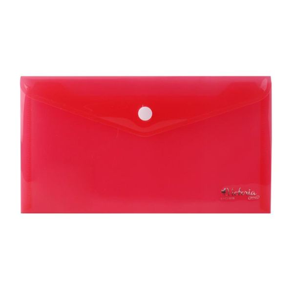 Obal na patent, DL, PP, VICTORIA OFFICE, červená