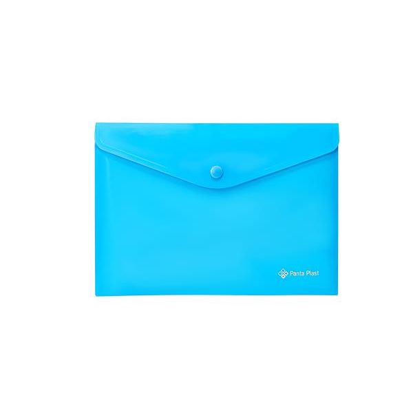 Obal na patent, A5, PP, PANTA PLAST, neónovo modrá