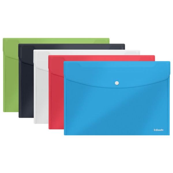 Obal na patent, A4, ESSELTE "Vivida", rôzne farby