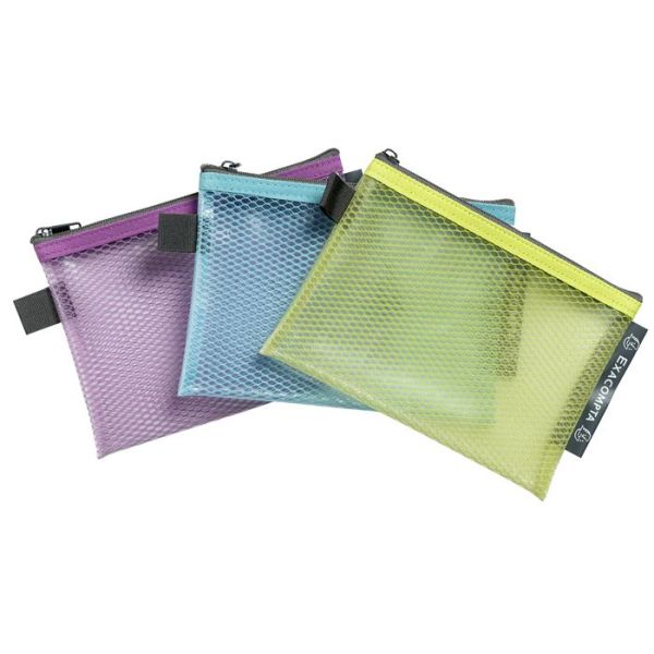 Organizačné vrecko, na zips, sieťové, A6, EXACOMPTA "Pop`NCo", mix farieb