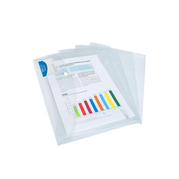 Obal na patent, A4+, RAPESCO "Eco", priehľadný
