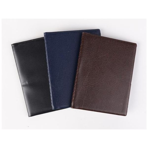 Držiak na preukazy, stojatý, s 16 vkladacími listami, PVC, „Doklady“, pre mužov