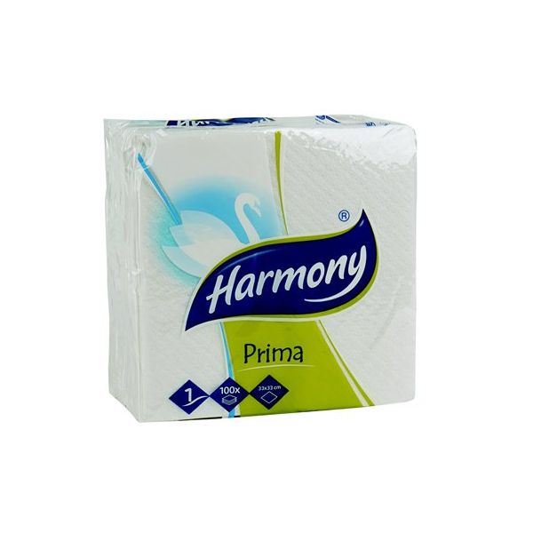 Servítky, 100 listov, "Harmony Prima Plus"