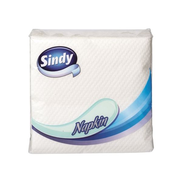 Servítky, 45 listov, "Sindy", biele