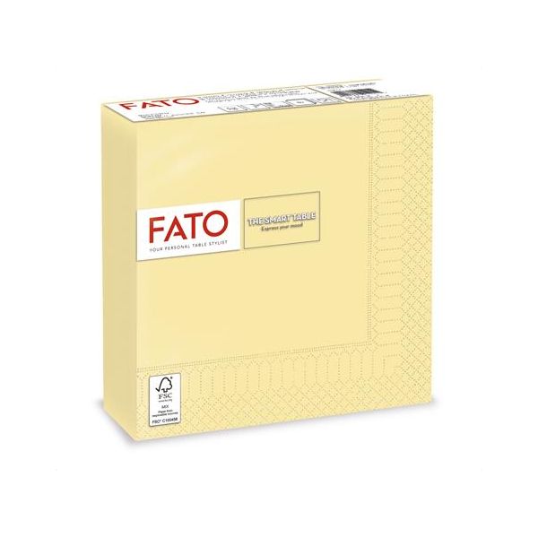 Servítky, 1/4 ohyb, 33x33 cm, FATO "Smart Table", šampanské