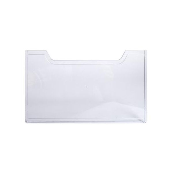 Predný panel k držiakom na katalógy, A4, ležatý, EXACOMPTA "Office", priehľadný