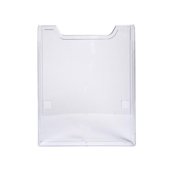 Držiak na katalógy, A4, vertikálny, EXACOMPTA "Office", priehľadný, dvojitý