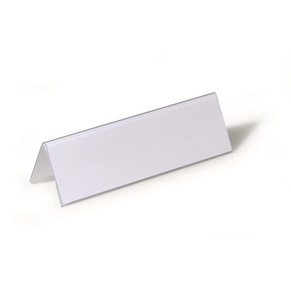 Držiak na menovky, stolový, 61/122x210 mm, DURABLE