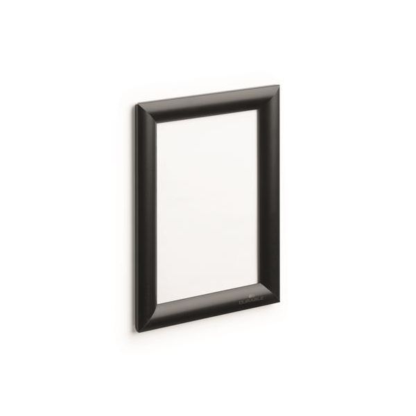 Tabuľa na plagáty, nástenná, A5, hliníkový rám, DURABLE, čierna