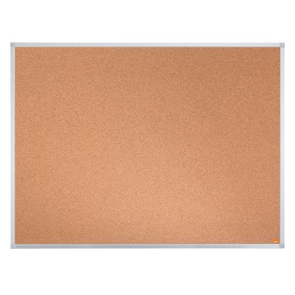 Korková tabuľa, 120x90 cm, hliníkový rám, NOBO "Essentials"