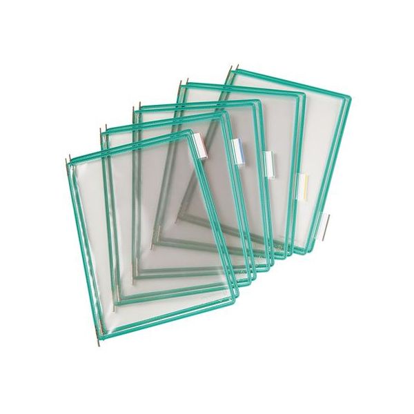 Prezentačná tabuľa, A4, oceľový rám, DJOIS, zelená