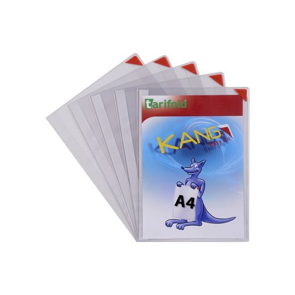 Samolepiaca prezentačná tabuľa, A4, DJOIS "Kang", červená