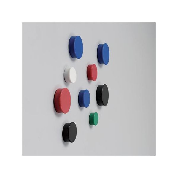 Magnetky, 20 mm, 8 ks, NOBO, čierne