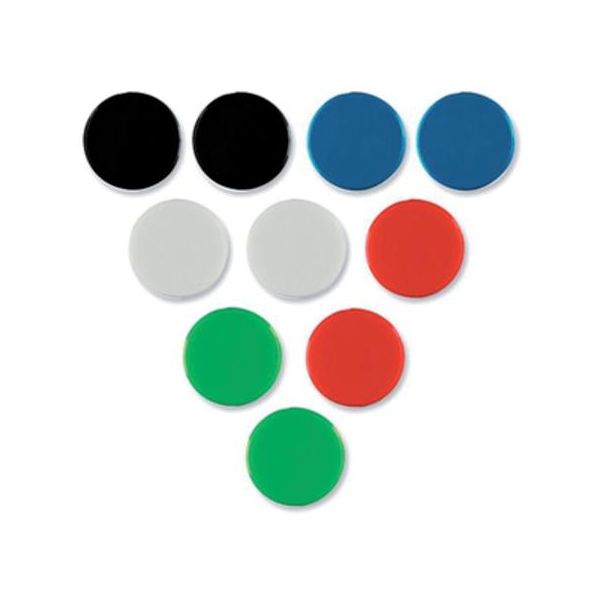 Magnetky, 20 mm, 8 ks, NOBO, modré